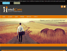 Tablet Screenshot of hotelcare.it